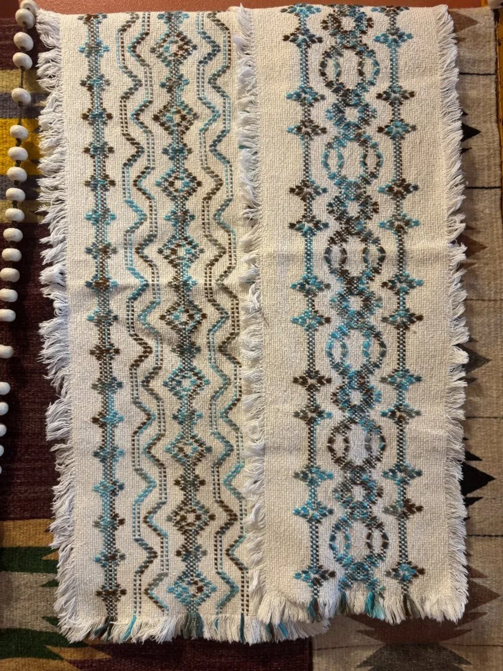 VNG II Folk Art Hand Woven Table Runner 34